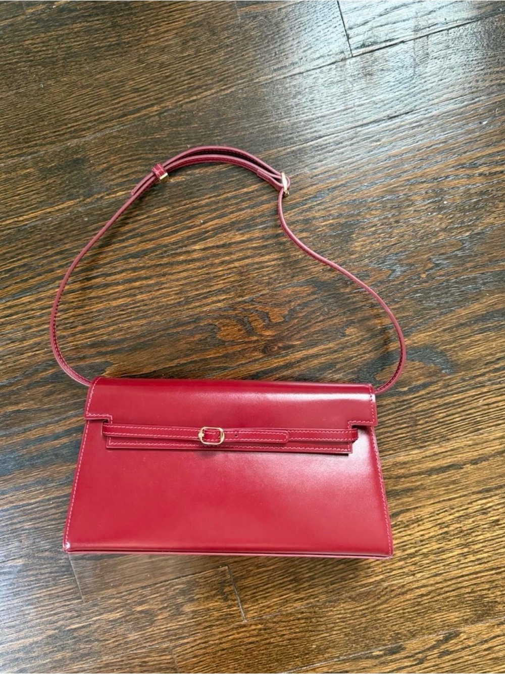Verafied New York Burgundy Red Bag